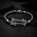 Stainless Steel Premium Zulfiqar Sword Charm Bracelet Unisex