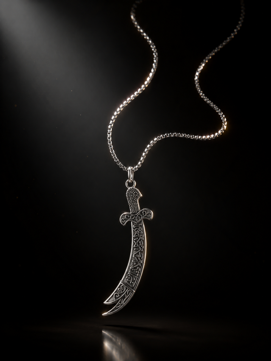 Zulfiqar Necklace (Silver)