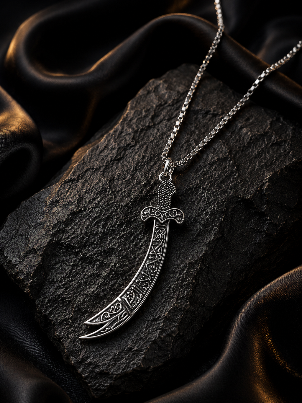 Zulfiqar Necklace (Silver)