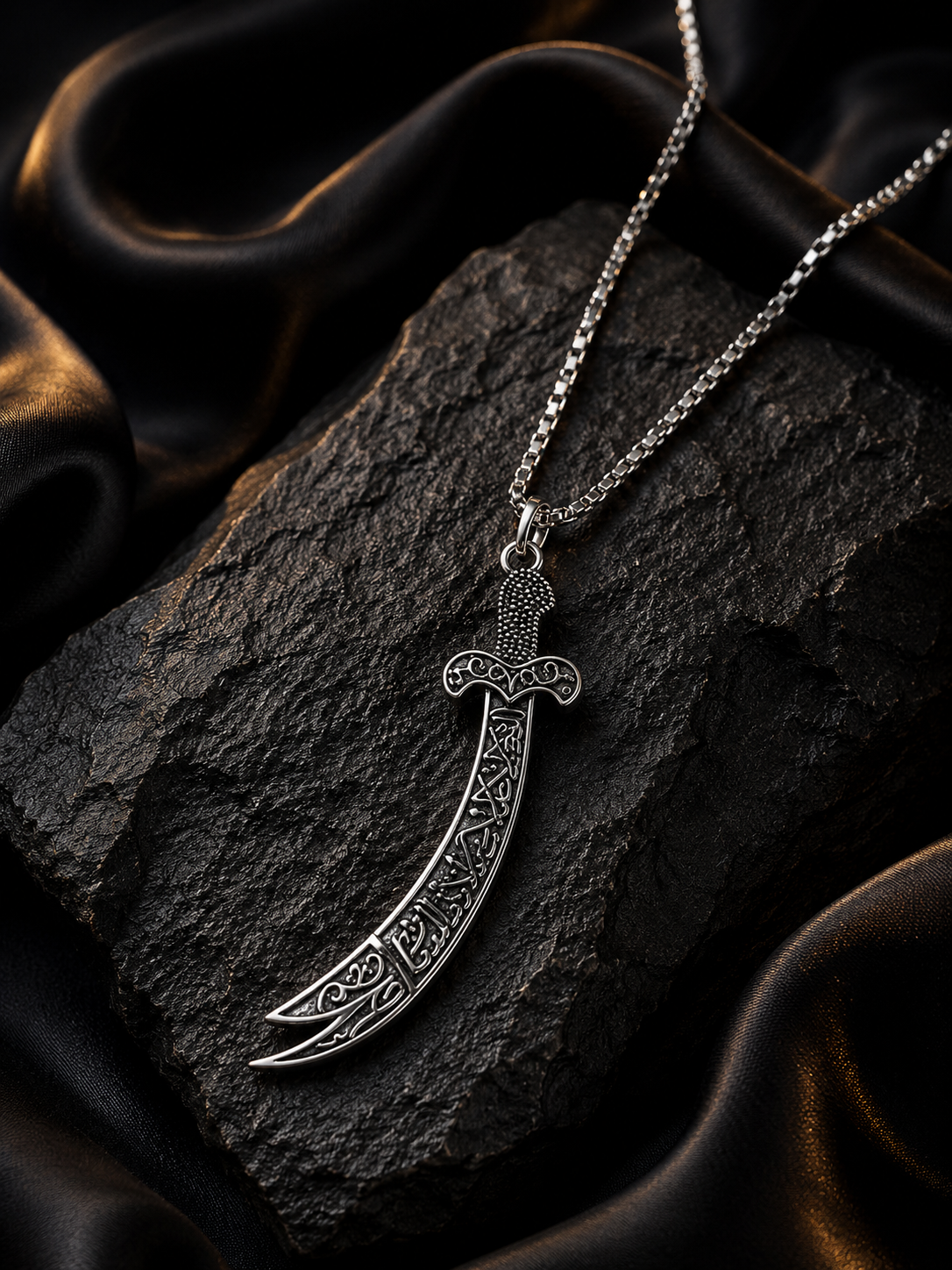 Zulfiqar Necklace (Silver)