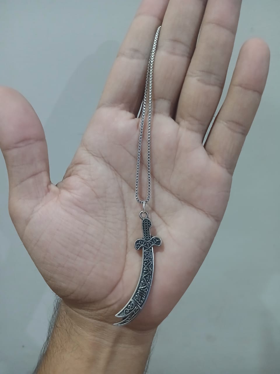 Zulfiqar Necklace (Silver)