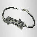 Double Zulfiqar 313 Design Steel Italian Style Bracelet