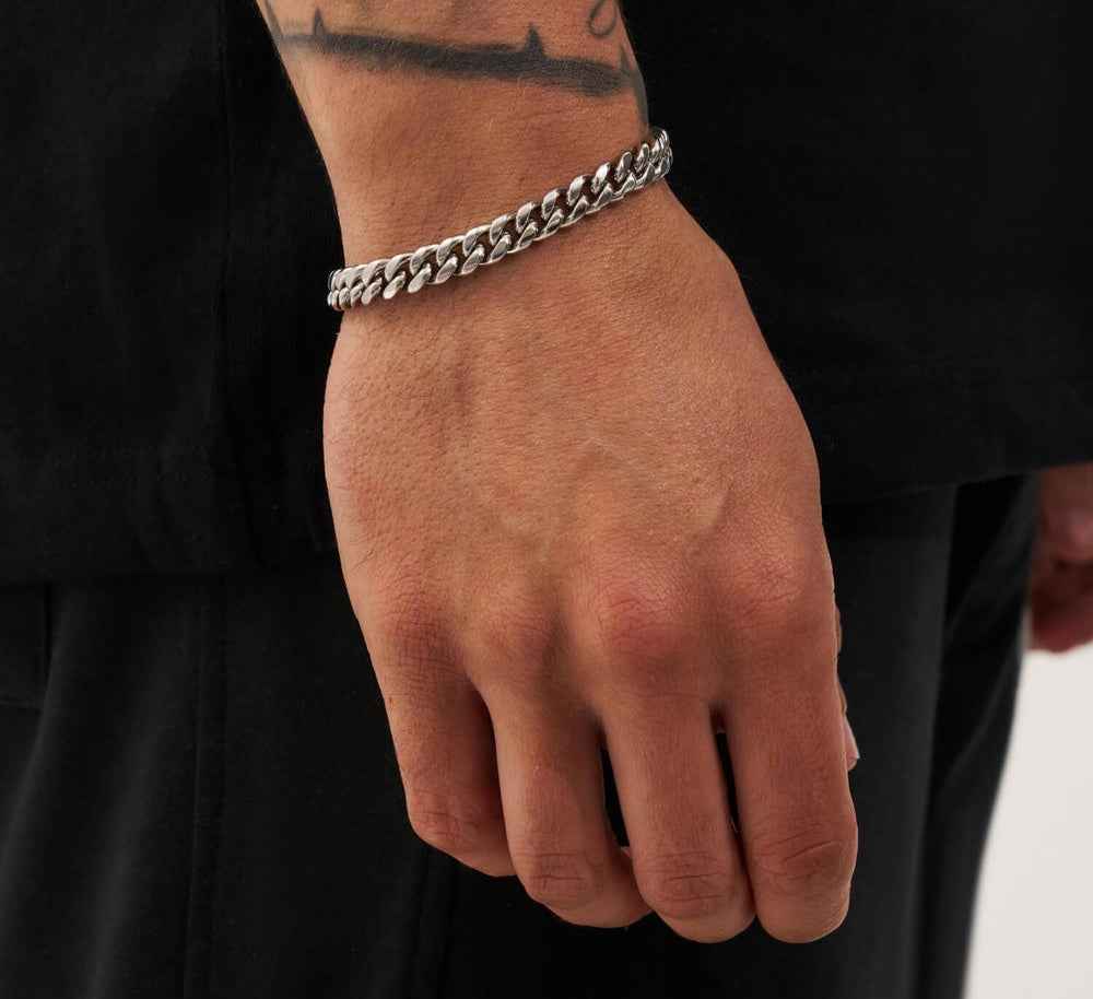 Cuban Bracelet [Curved - 8mm]
